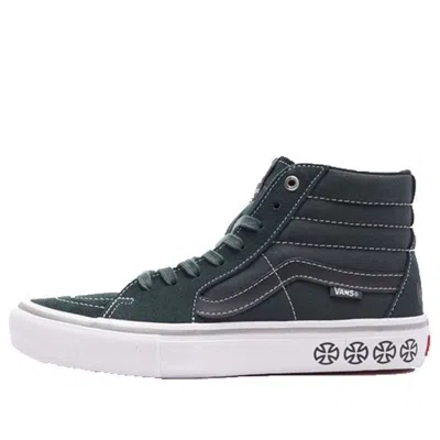 Vans Independent X Sk8-hi Pro Green In Black