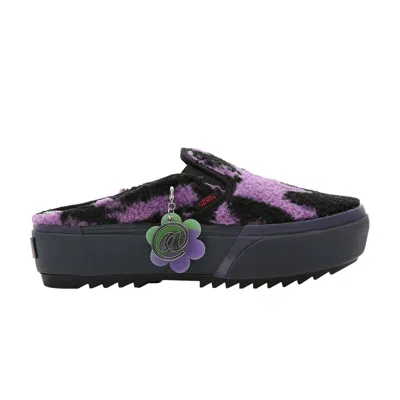 Pre-owned Vans Ireneisgood X Classic Slip-on Mule Stacked '#goodforyou' In Multi-color