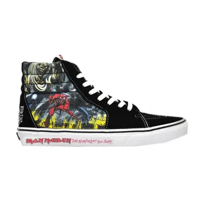 Pre-owned Vans Iron Maiden X Sk8-hi 'number Of The Beast' In Black