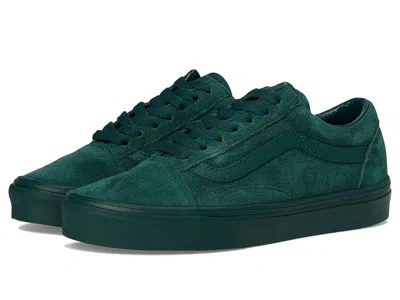 Vans J Old Skooltm (big Kid) Kids Shoes Suede Emerald : 4.5 Big Kid M, Suede/canvas
