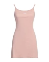 Vans Jessie Dress Woman Mini Dress Blush Size M Cotton, Polyester, Elastane In Pink
