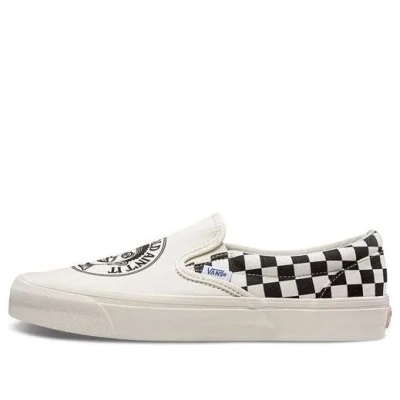 Vans John Van Hammersveld X Og Classic Slip-on Lx 'checker - Marshmallow Black' In Multi