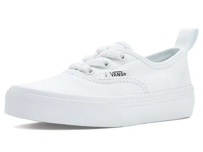 Vans K Authentic Elastic Lace (little Kid) Kid's Shoes True White : 12.5 Little Kid M, Canvas