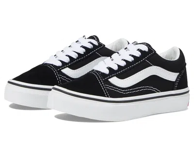 Vans K Old Skooltm Little Kid Kids Shoes Black/true White : 10.5 Little Kid M, Suede/canvas