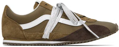 Vans Khaki Lx Slp Trainer Sneakers In Green
