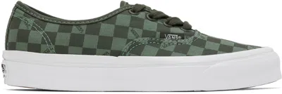 Vans Khaki Og Authentic Lx Sneakers In Olive