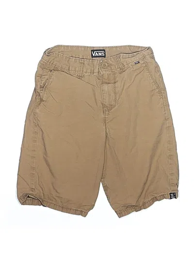 Pre-owned Vans Kids' Khaki Shorts In Tan