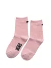 Vans Kickin Logo Socks In Pink