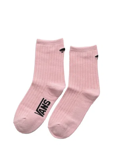 Vans "kickin" Logo Socks In Pink