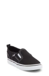 Vans Kids' Asher Slip-on Sneaker In Black