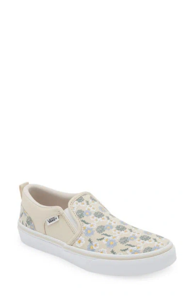 Vans Kids' Asher Slip-on Sneaker In Desert Floral Rainy Day