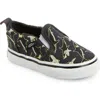 Vans Kids' Asher Slip-on Sneaker In Sea Creature Glow Nine Iron