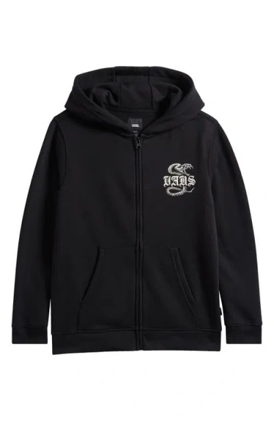 Vans Kids' Bone Yard Glow In Black