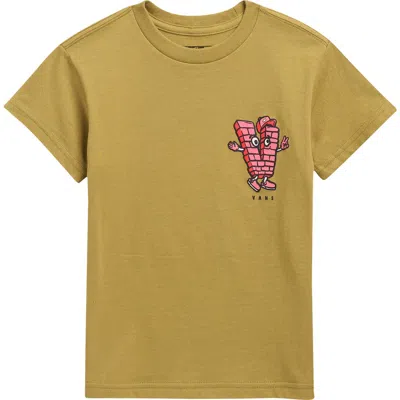 Vans Kids' Brick & Mortar Graphic T-shirt In Green