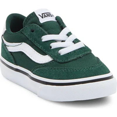 Vans Babies'  Kids' Brooklyn Slip On Sneaker In Green
