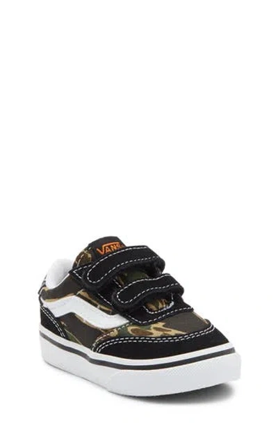 Vans Kids' Brooklyn Sneaker In Black