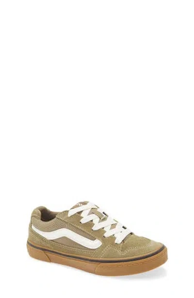 Vans Kids' Caldrone Sneaker In Pop Olive/gum