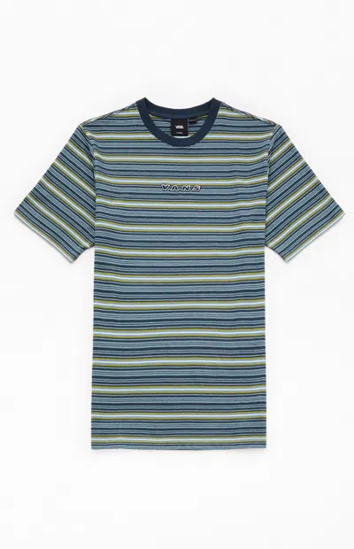 Vans Kids Cameron Striped T-shirt In Blue