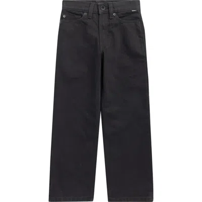 Vans Kids' Check-5 Loose Fit Jeans In Black