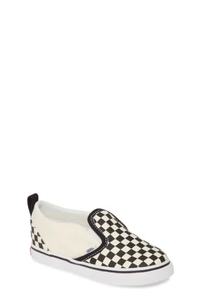 Vans Kids' Checkerboard Sneaker In Checkerboard Black/white