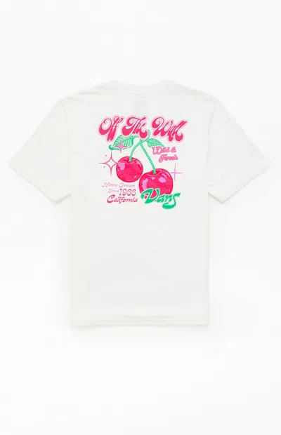 Vans Kids Cherry Shack T-shirt In White