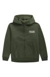 Vans Kids' Classified Graphic Zip Hoodie In Green