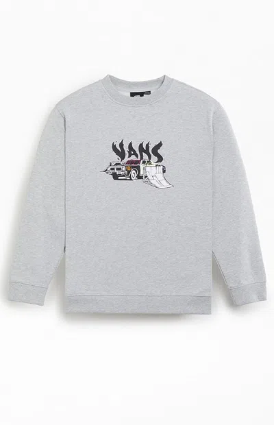 Vans Kids Copout Crew Neck Sweatshirt In Heather Grey In Gray