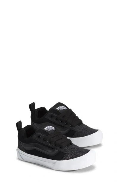 Vans Kids' Knu School Dazzled Black Sneaker