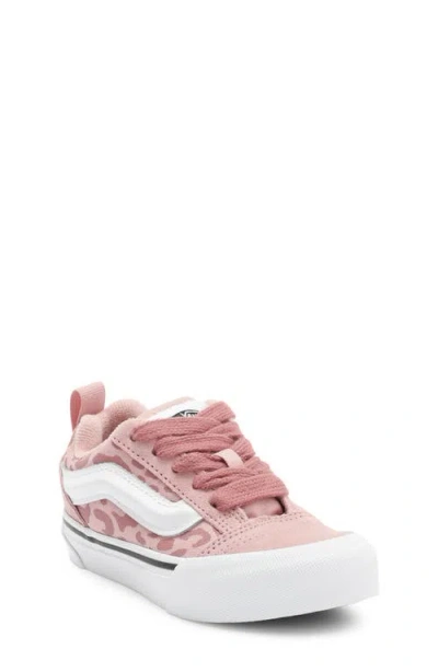 Vans Kids' Knu Skool Sneaker In Pink