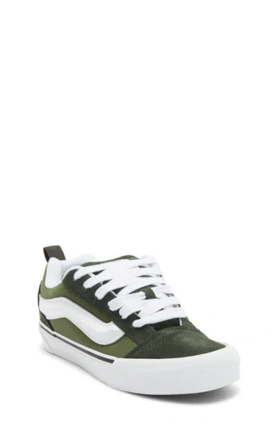 Vans Kids' Knu Skool Sneaker In Green