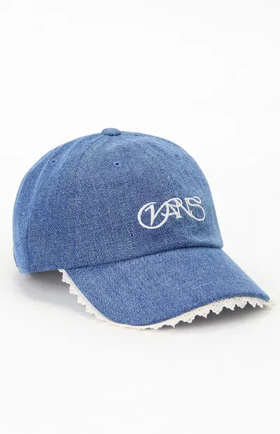 Vans Kids Lace Jean Strapback Hat In Blue