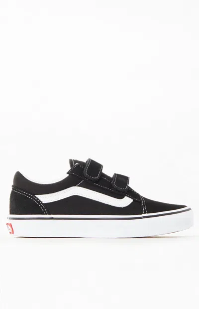 Vans Kids Old Skool V Shoes In Black