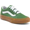 Vans Kids' Old Skool V Sneaker In Green