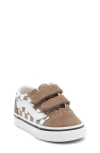 Vans Kids' Old Skool V Sneaker In Brown