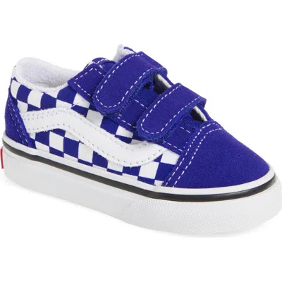 Vans Kids' Old Skool V Sneaker In Checkerboard Surf The Web