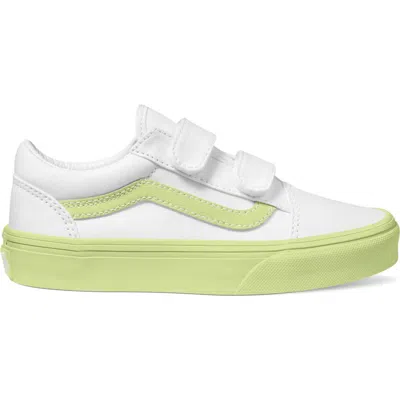 Vans Kids' Old Skool V Sneaker In Green