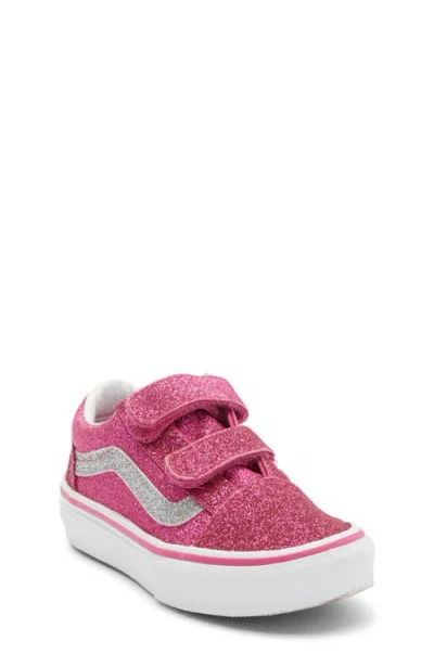 Vans Kids' Old Skool V Sneaker In Pink