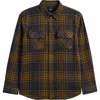 Vans Kids' Otis Parisian Plaid Cotton Flannel Button-up Shirt