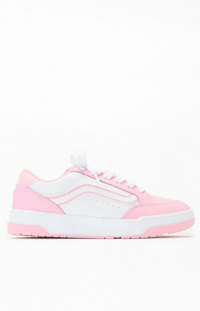 Vans Kids Pink & White Hylane Shoes In Pink/white