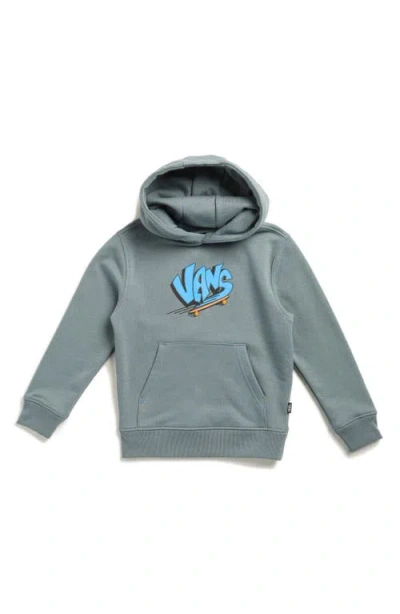 Vans Kids' Sk8 Graphic Hoodie In Gray