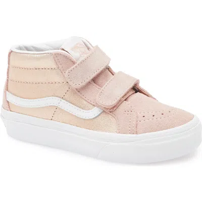 Vans Kids' Sk8-mid Metallic Sneaker In Nude