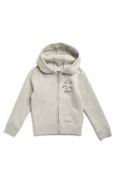 Vans Kids' Sk8 Posse Zip Hoodie In Gray