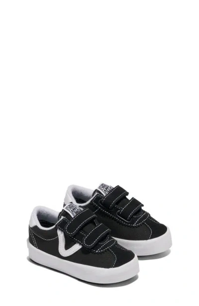 Vans Kids' Sport Low V Sneaker In Black/true White