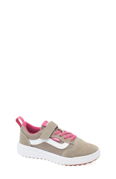 Vans Kids' Ultrarange 66 V Sneaker In Grey/pink