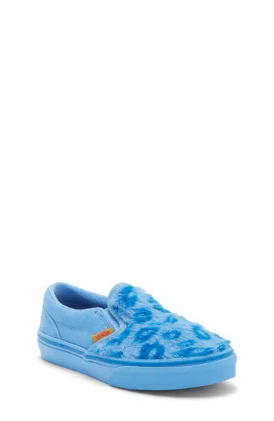 Vans Kids' X Kpop Demon Hunters Derpy Tiger Slip-on Sneaker In Blue