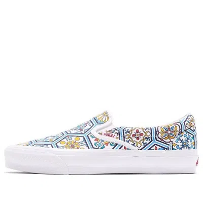 Vans Kith X Classic Slip-on 'blue Moroccan Pattern'