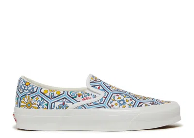 Vans Kith X  Classic Slip-on 'blue Moroccan Pattern'