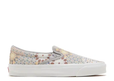Vans Kith X  Vault Og Classic Slip-on Lx 'multi Tile' In White