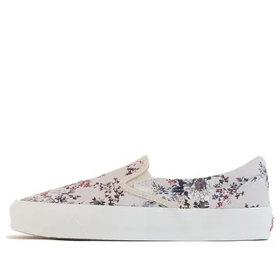 Vans Kith X Vault Og Classic Slip-on Lx 'floral' In White