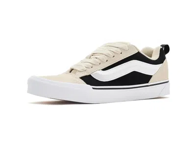 Vans Knu Skool Athletic Shoes Turtledove/black: Men's 5.5 - Women's 7 Medium In Neutral